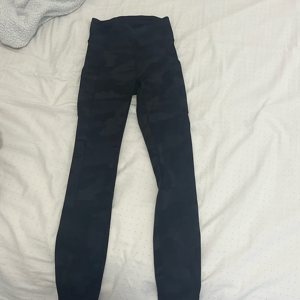 Lululemon fast and free camo leggings